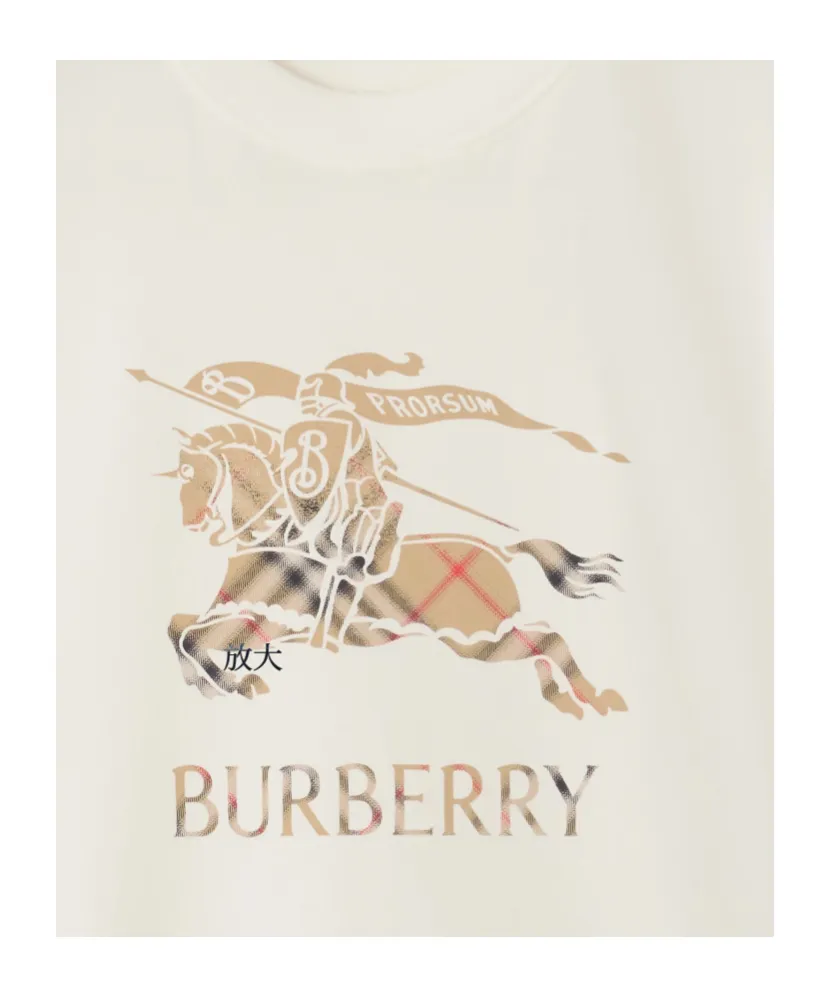 Burberry Equestrian Knight Logo T-Shirt