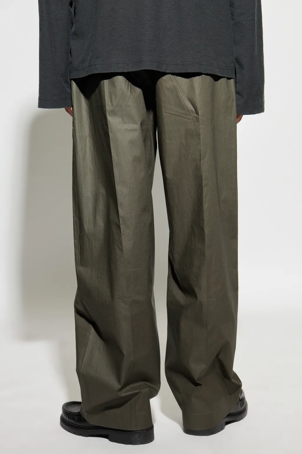 Acne Studios Belted Pleated Trousers