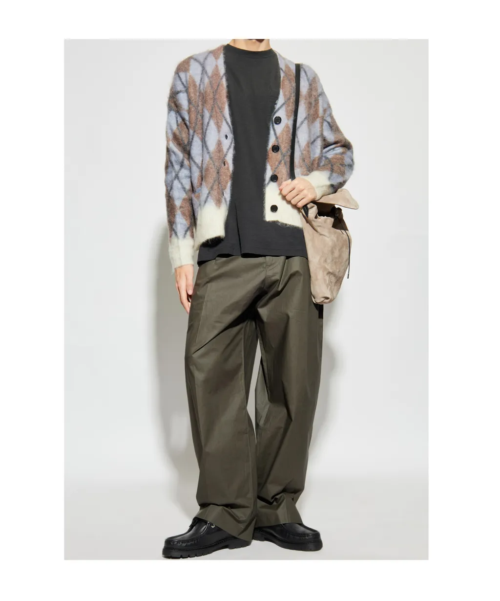 Acne Studios Belted Pleated Trousers