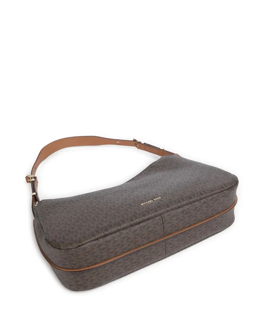 Nolita Medium Hobo Bag Imitation Leather Dark Brown