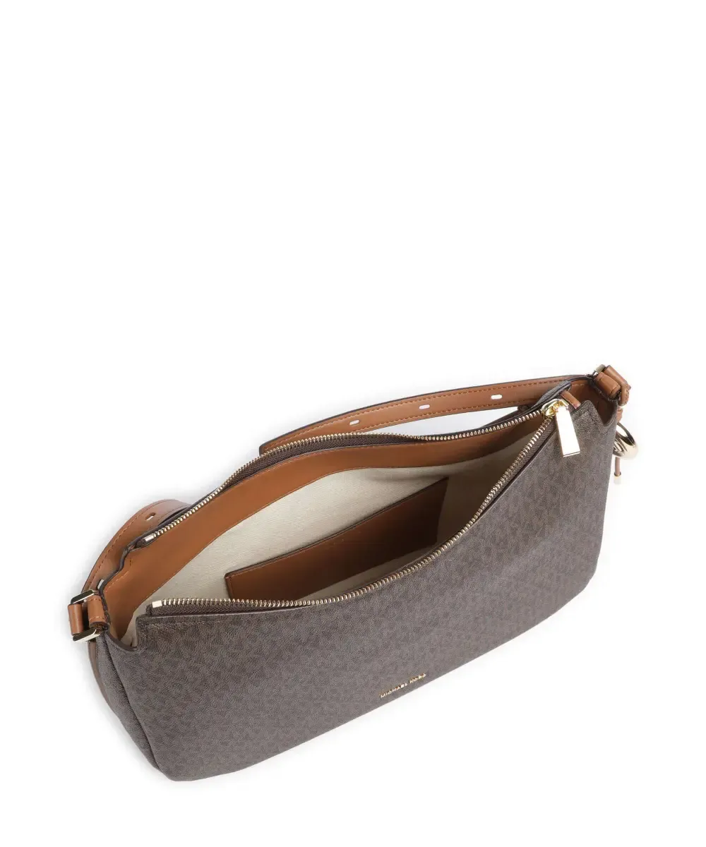 Nolita Medium Hobo Bag Imitation Leather Dark Brown