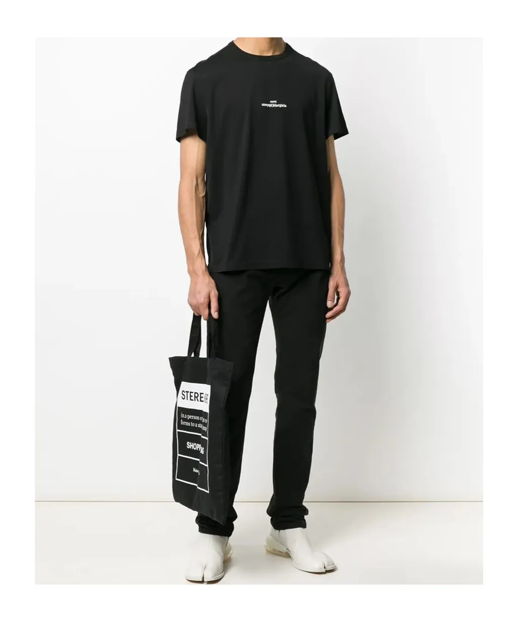Distorted Logo Jersey T-Shirt
