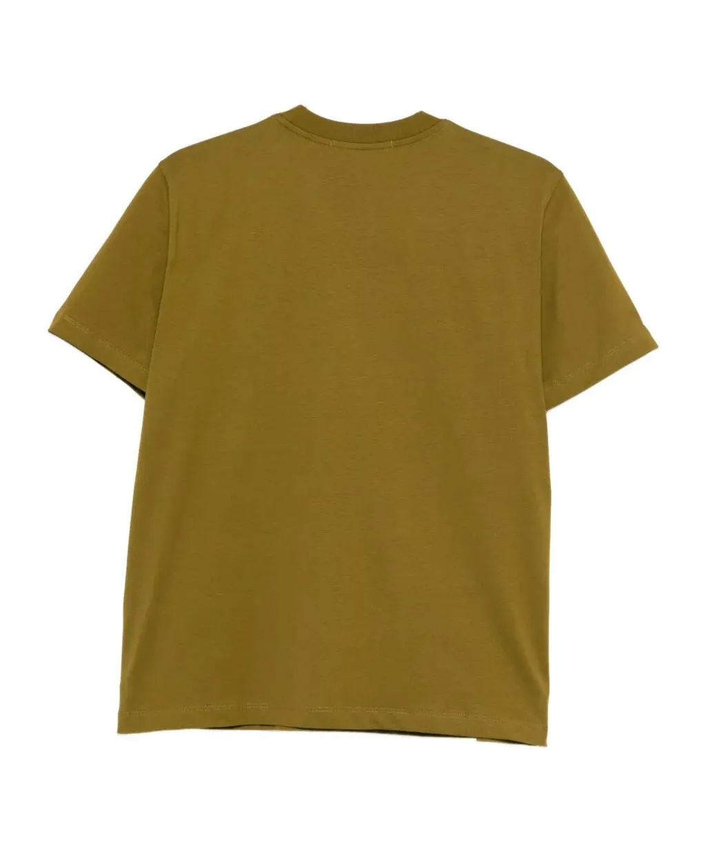 Msgm Cursive Logo Jersey T-Shirt
