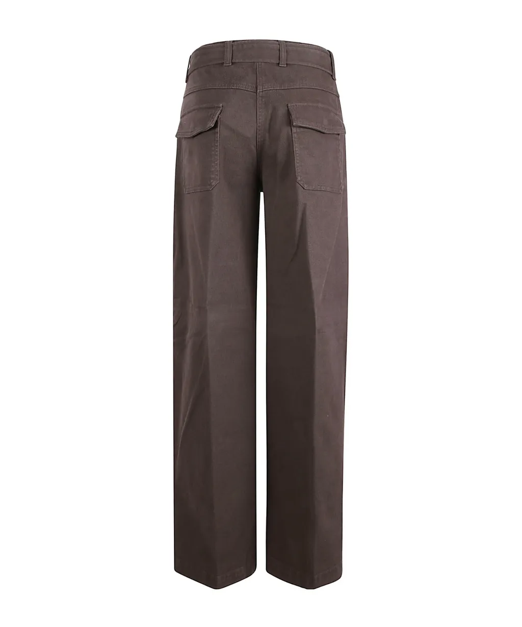 Straight-Leg Casual Pants