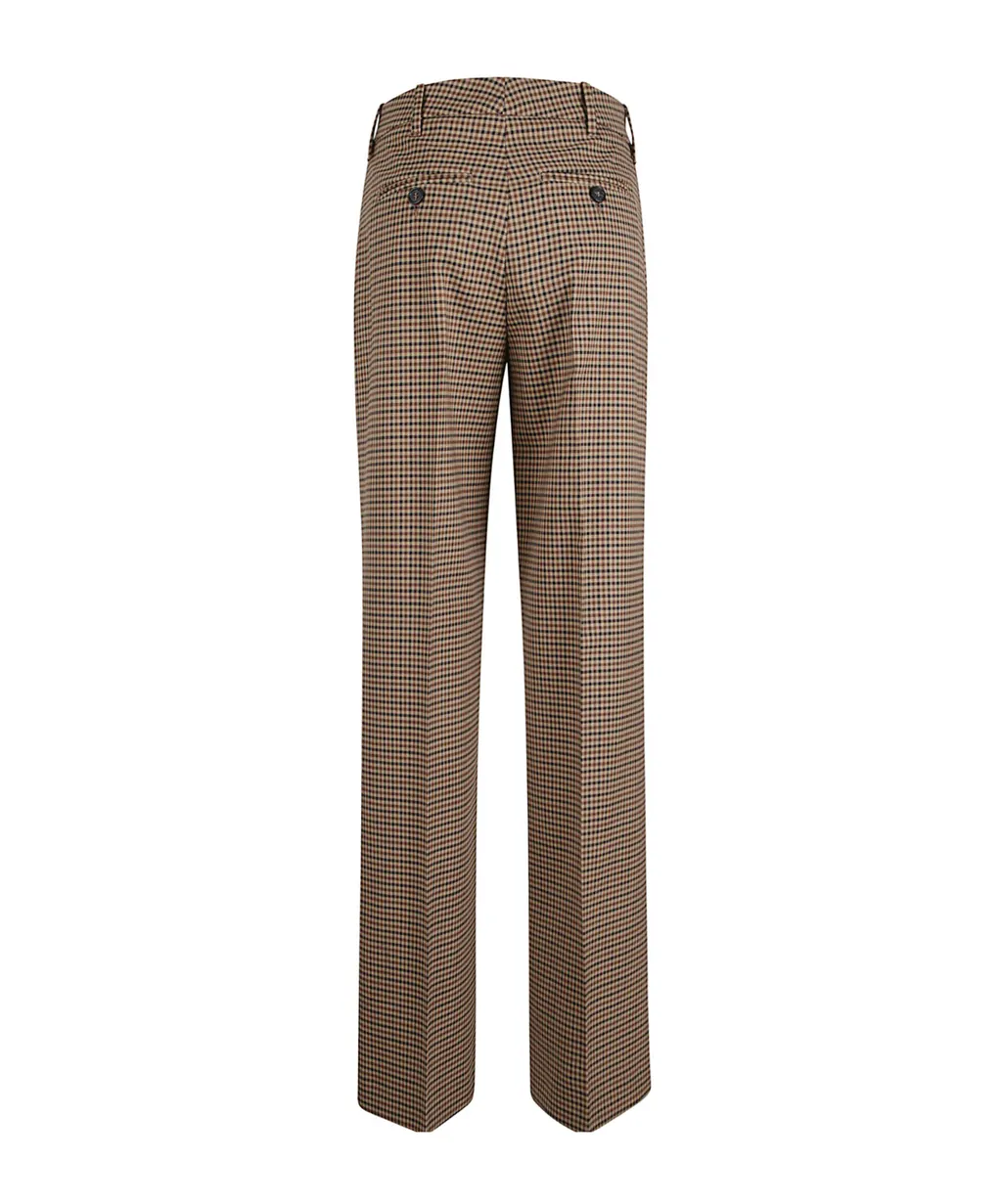 Plaid Casual Pants
