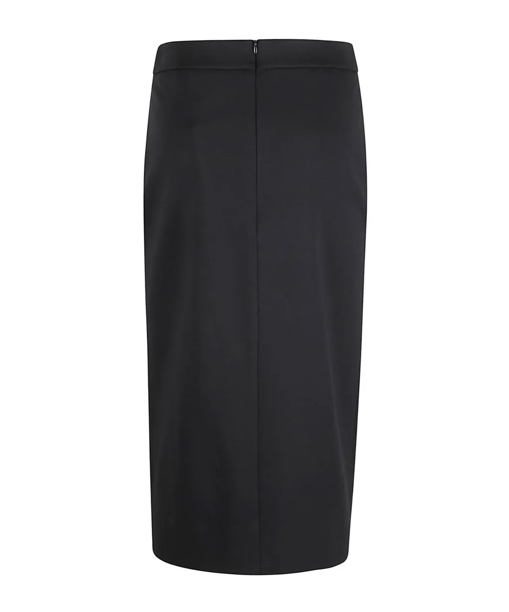 Slit Midi Skirt