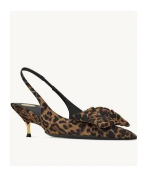 Slingback High-Heeled Sandals