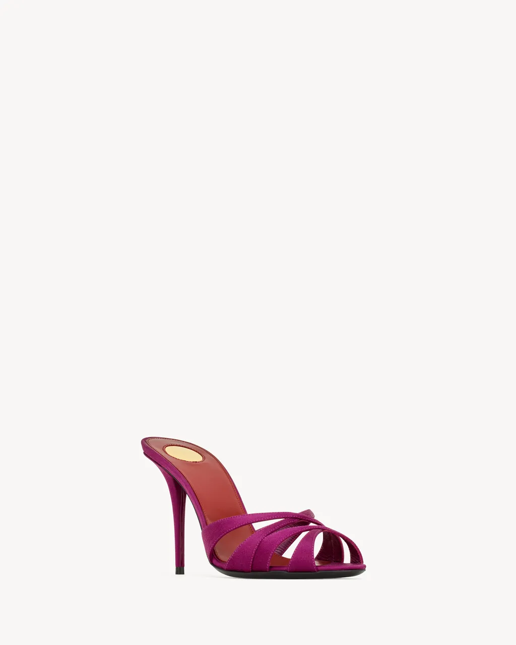 Saint Laurent Chandelle Open Toe Mules