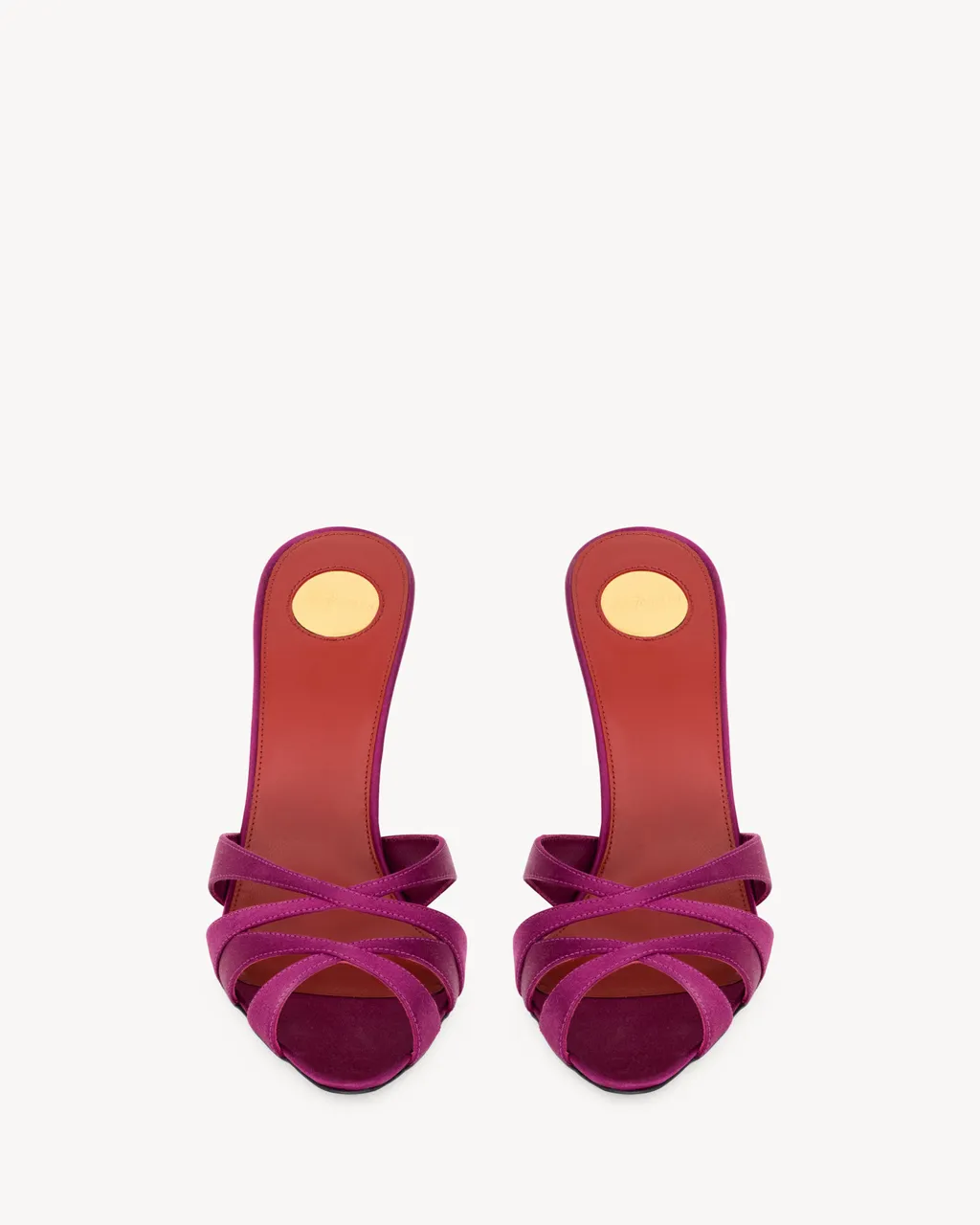 Saint Laurent Chandelle Open Toe Mules