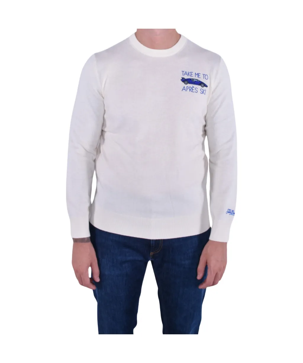 Mc2 Saint Barth Logo Embroidered Crewneck Jumper