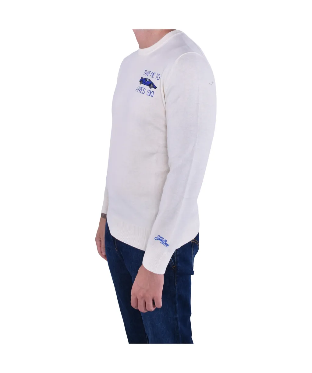 Mc2 Saint Barth Logo Embroidered Crewneck Jumper