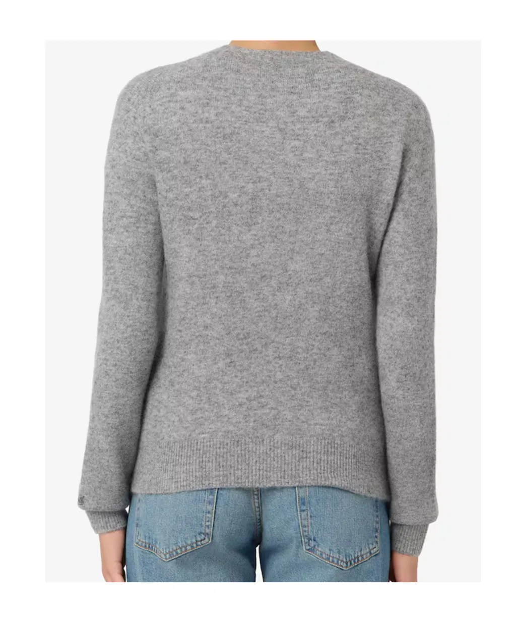 Crystal-Embellishment Sweater