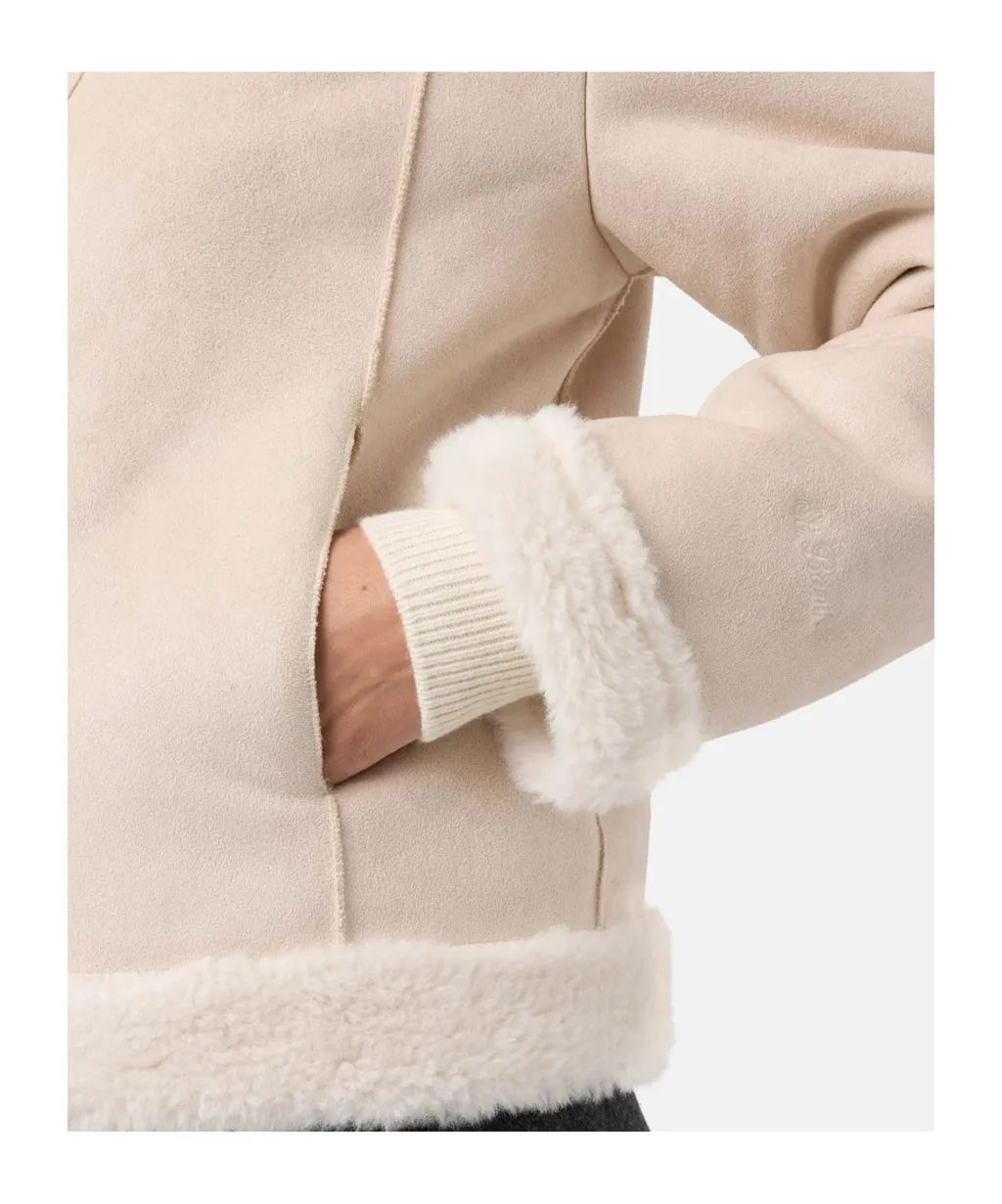 Lorayne Faux-Shearling-Collar Jacket