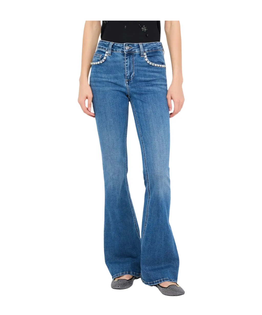 High-Rise Flared Jeans