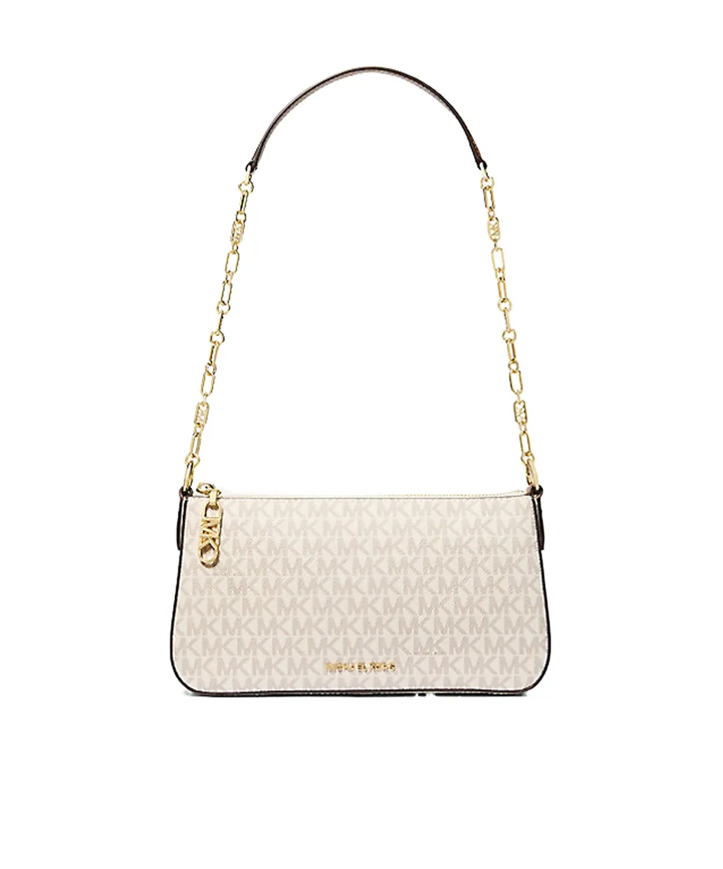 Michael Michael Kors Empire Medium Signature Logo Chain-Link Pochette