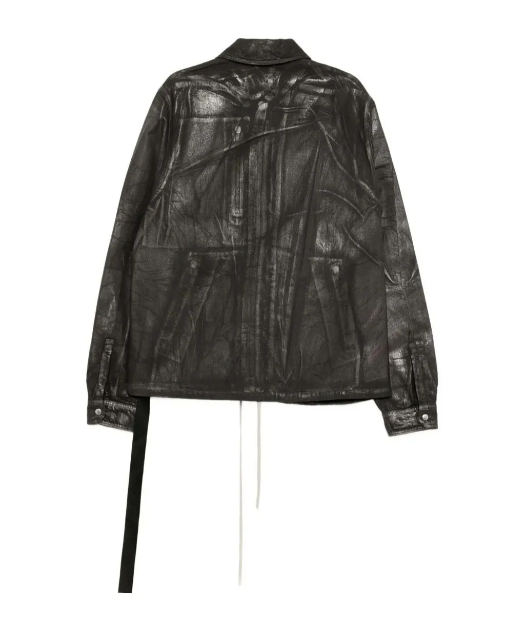 Invisible Zipper Denim Jacket