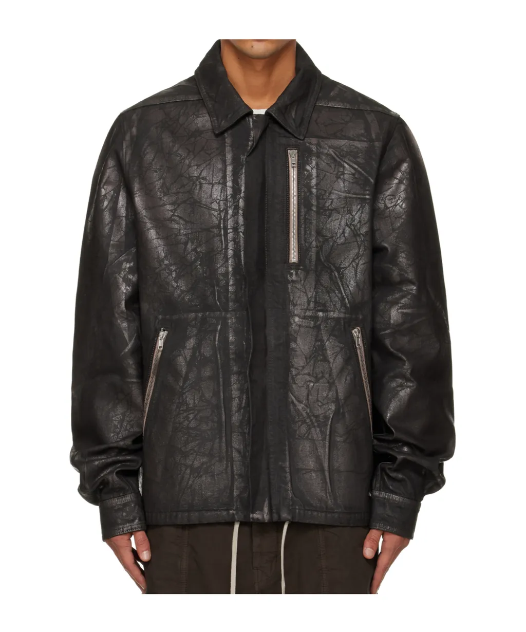 Invisible Zipper Denim Jacket