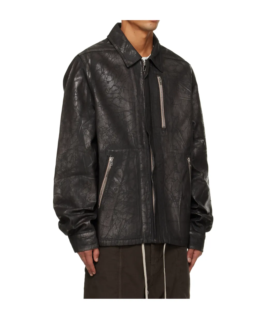 Invisible Zipper Denim Jacket