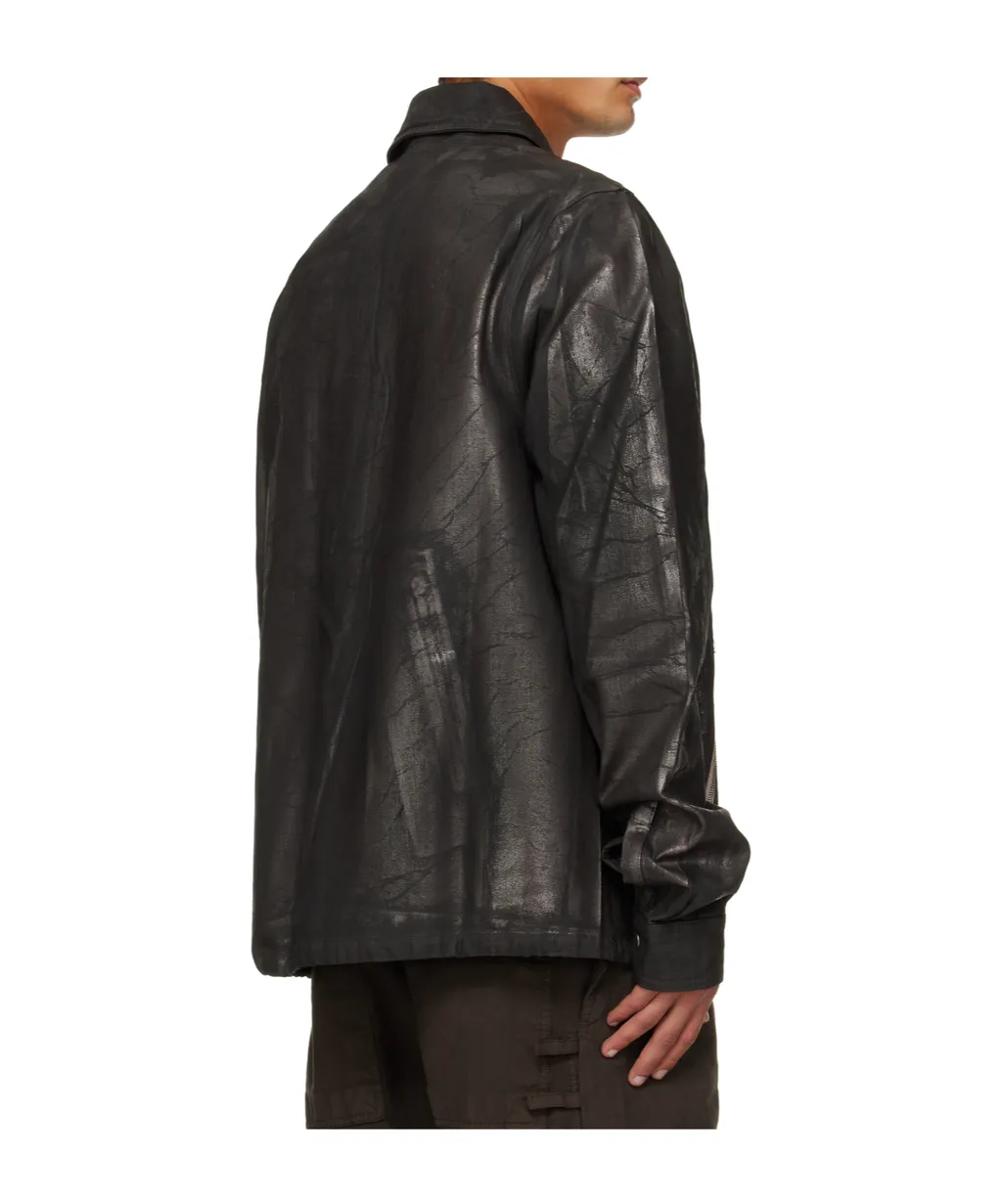Invisible Zipper Denim Jacket