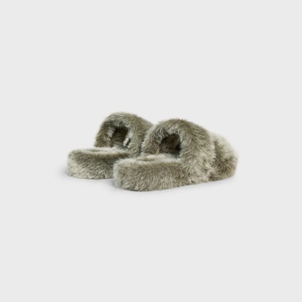 Triomphe Shearling Slipper