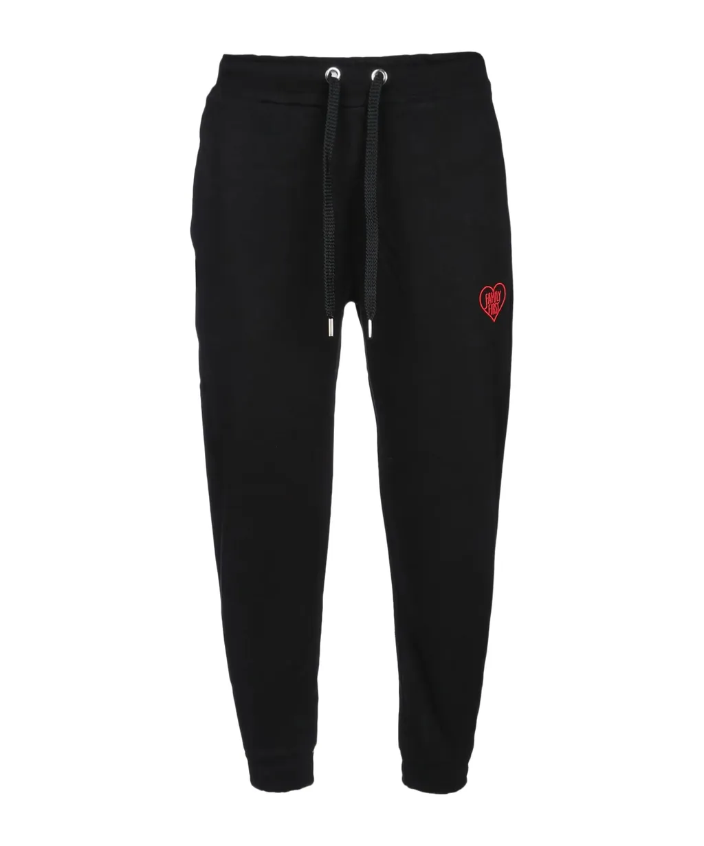 Family First Heart Logo Drawstring Joggers