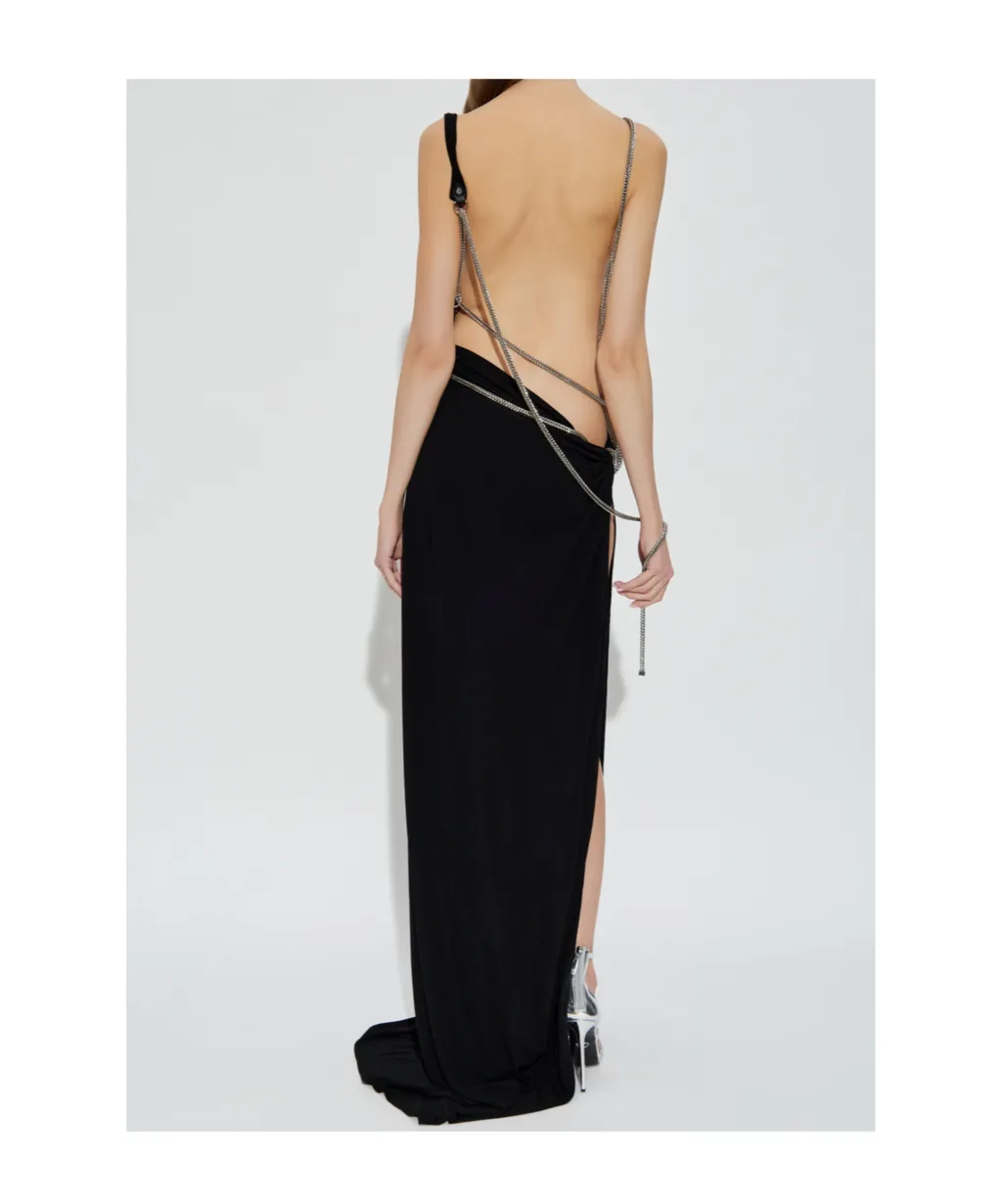 Dsquared2 Open Back Maxi Dress