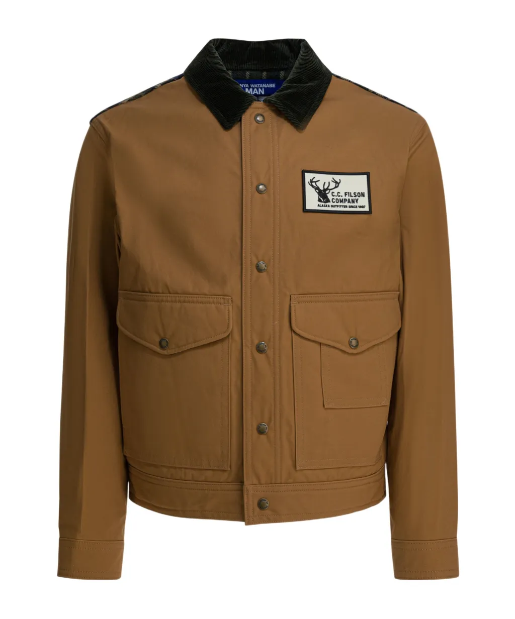Logo Snap Button Casual Jacket