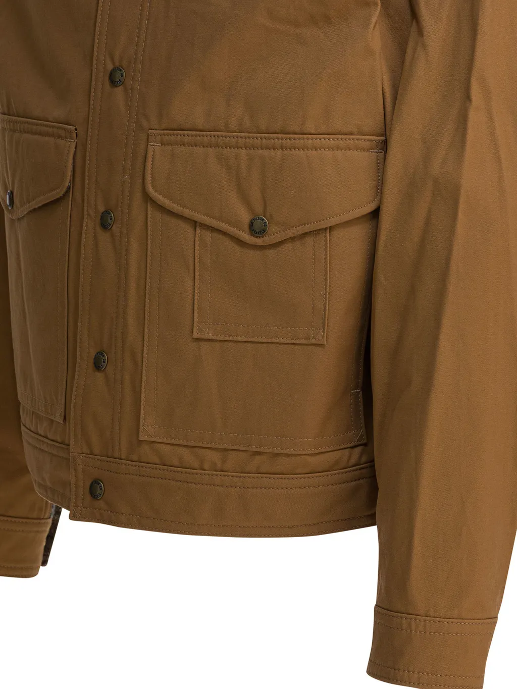 Logo Snap Button Casual Jacket
