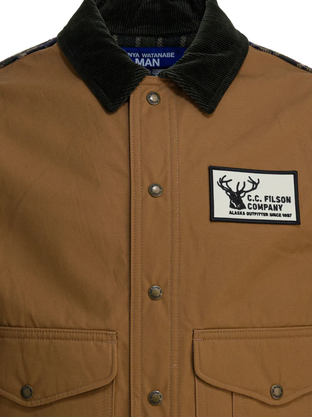 Logo Snap Button Casual Jacket