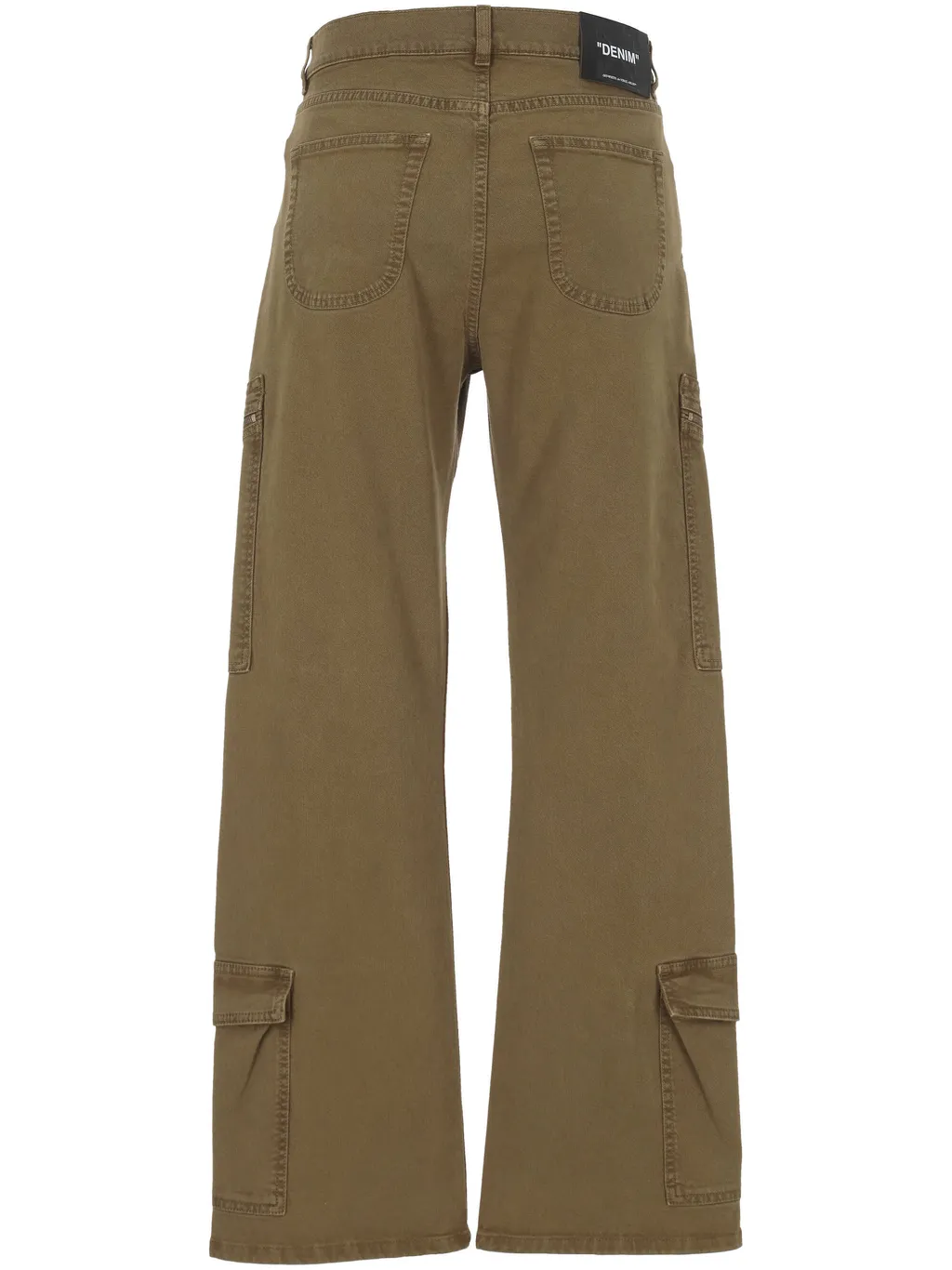 Off-White Logo Embroidered Zip Detailed Trousers