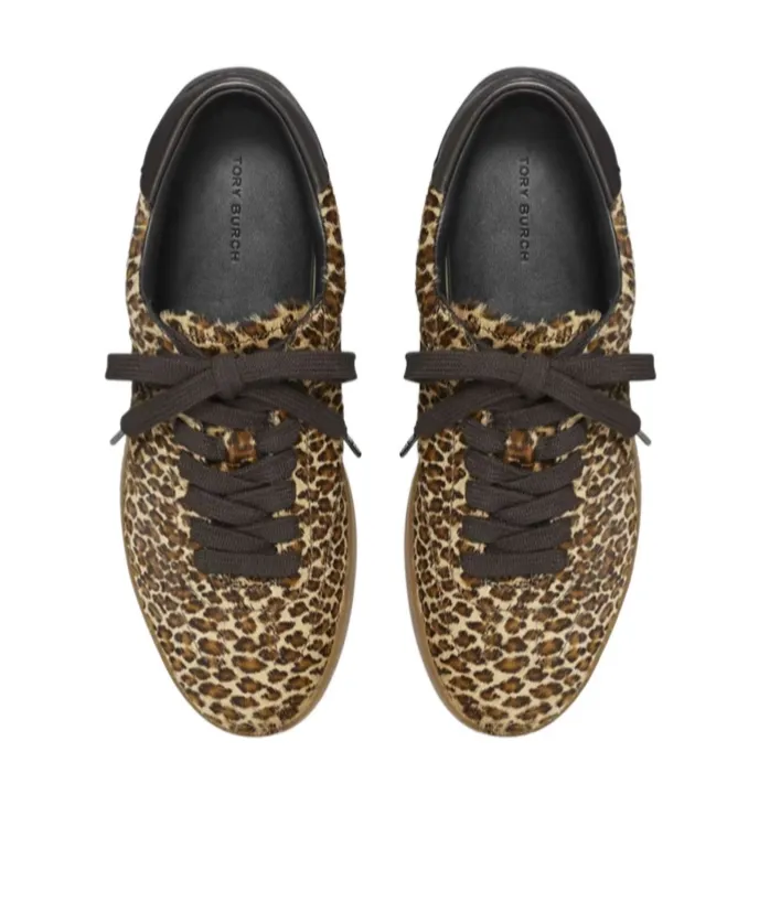 Tory Burch Phoenix Leopard Printed Sneakers