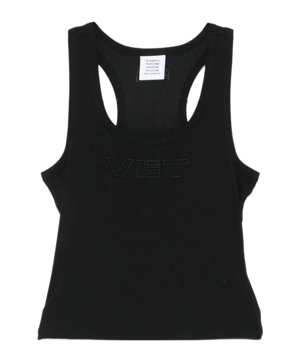 Logo-Embroidered Tank Top