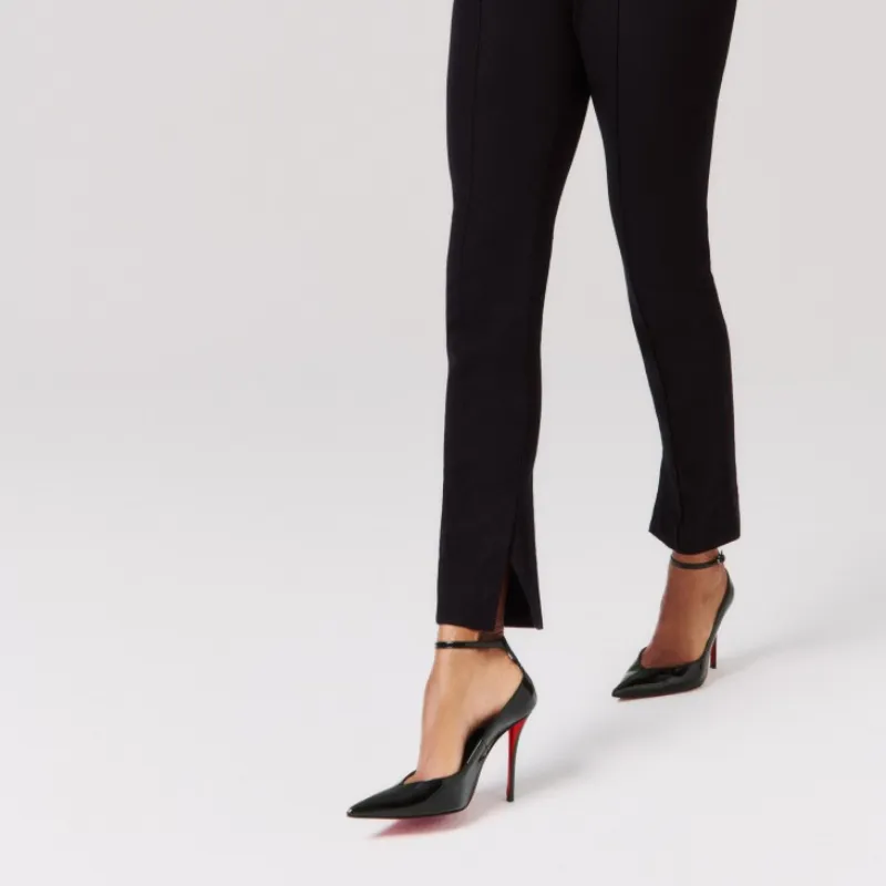 Black Pointed-Toe Pumps