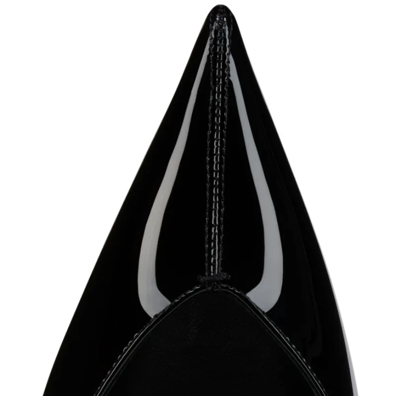 Black Pointed-Toe Pumps