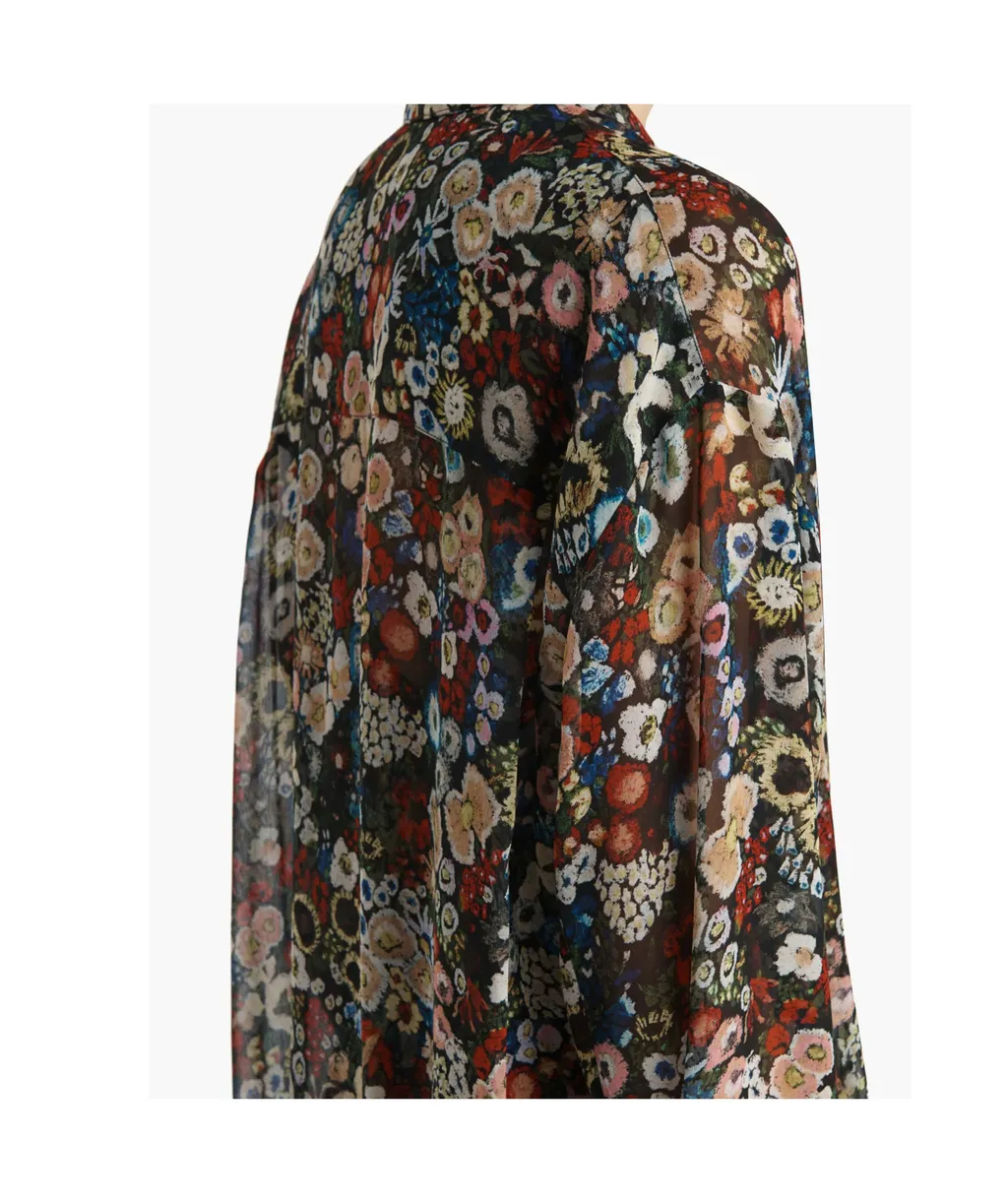 Khaite Goya Floral Printed Buttoned Shirt