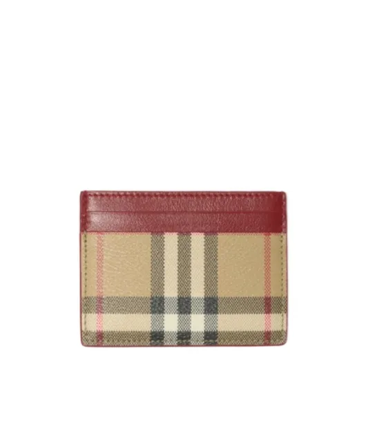 Burberry Check Card Case