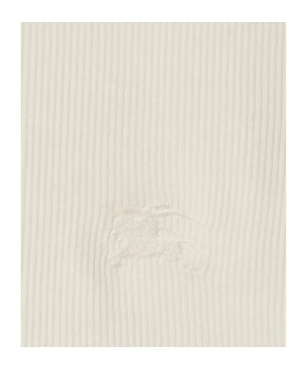 Burberry Lace-Detailed Ribbed Tank Top