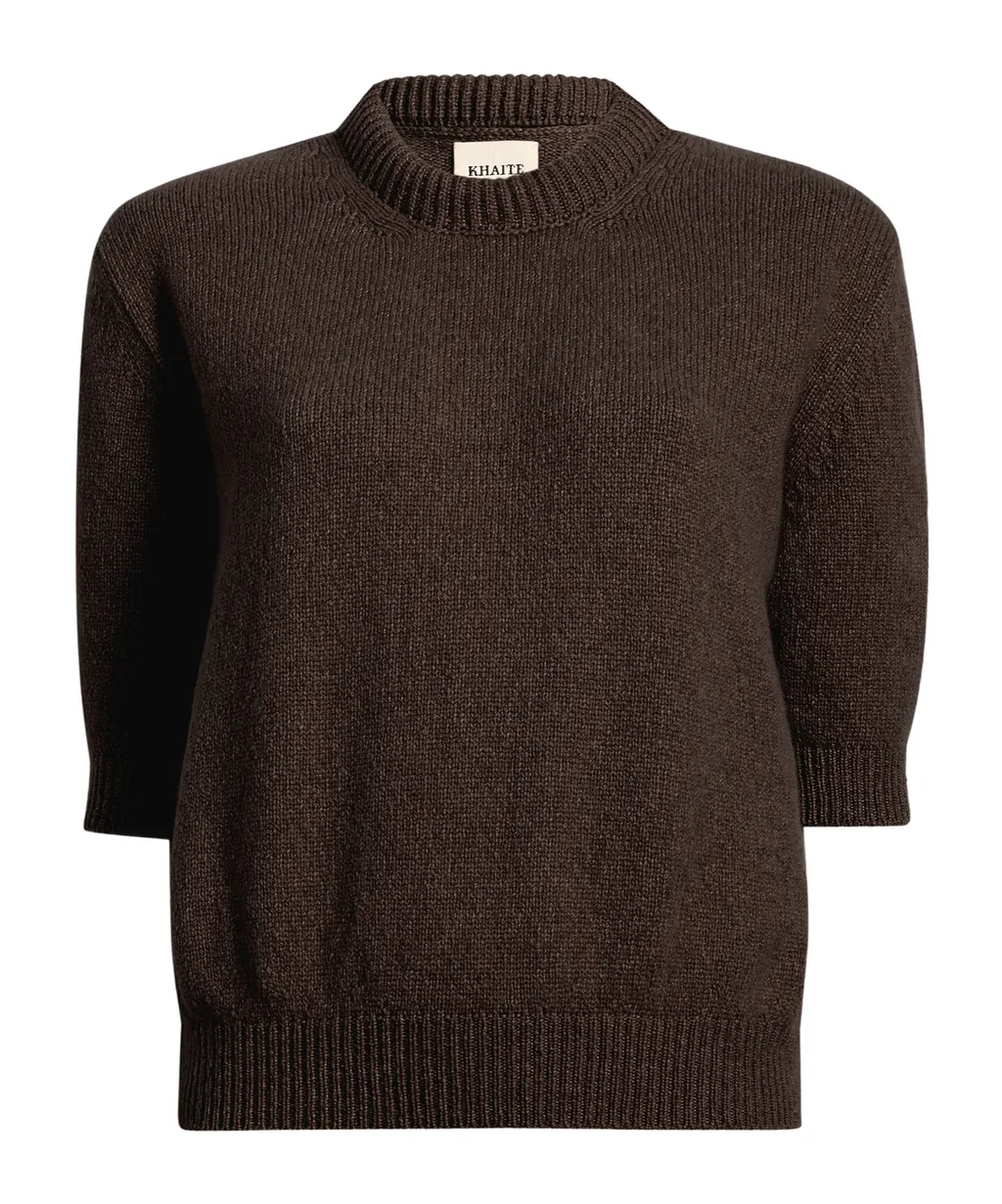 Khaite Short Sleeved Crewneck Jumper