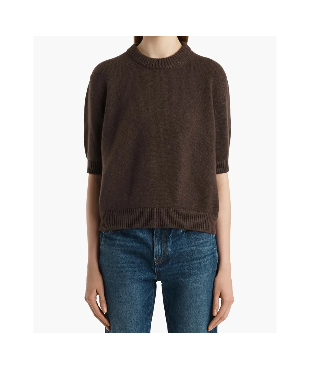 Khaite Short Sleeved Crewneck Jumper