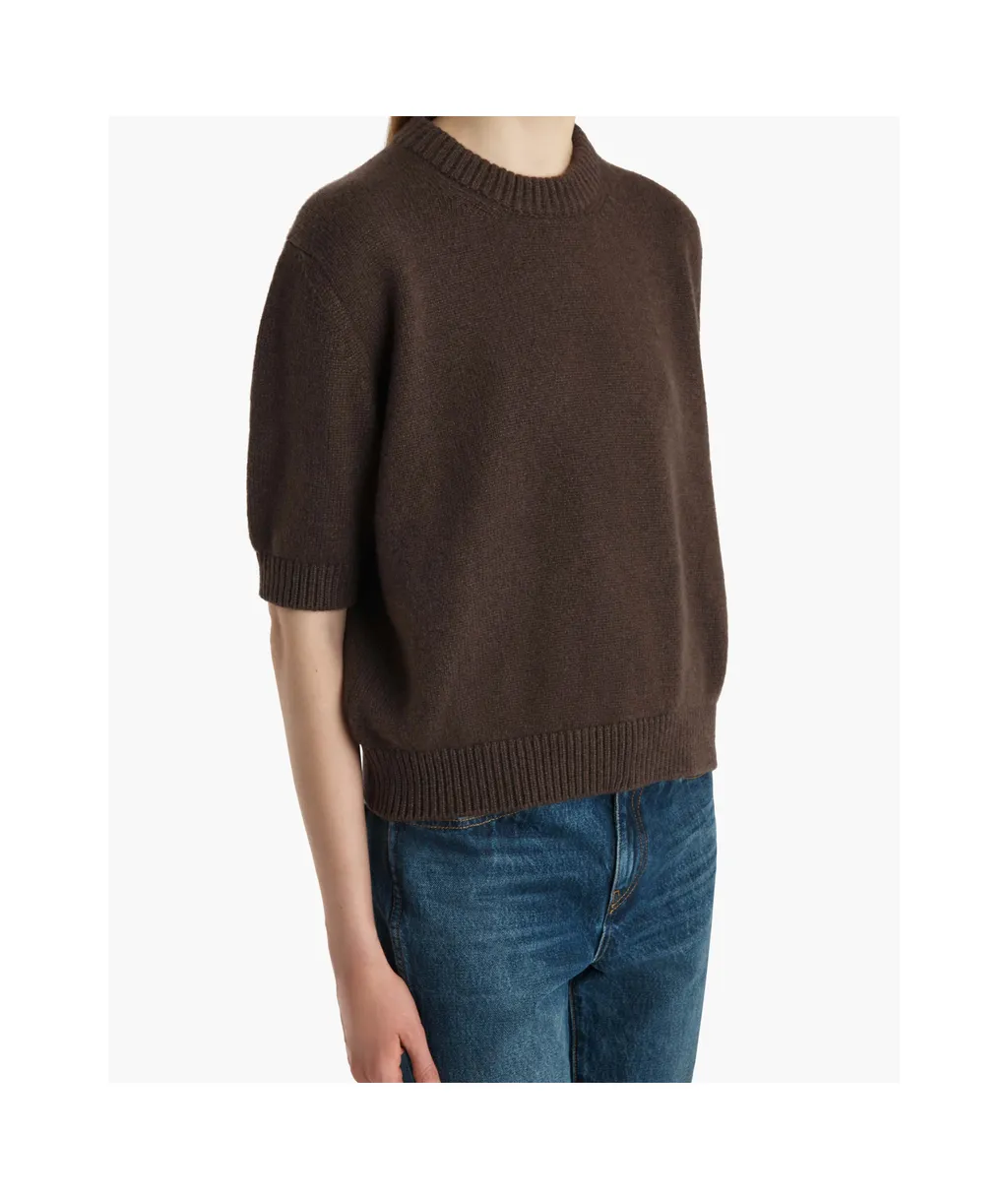Khaite Short Sleeved Crewneck Jumper