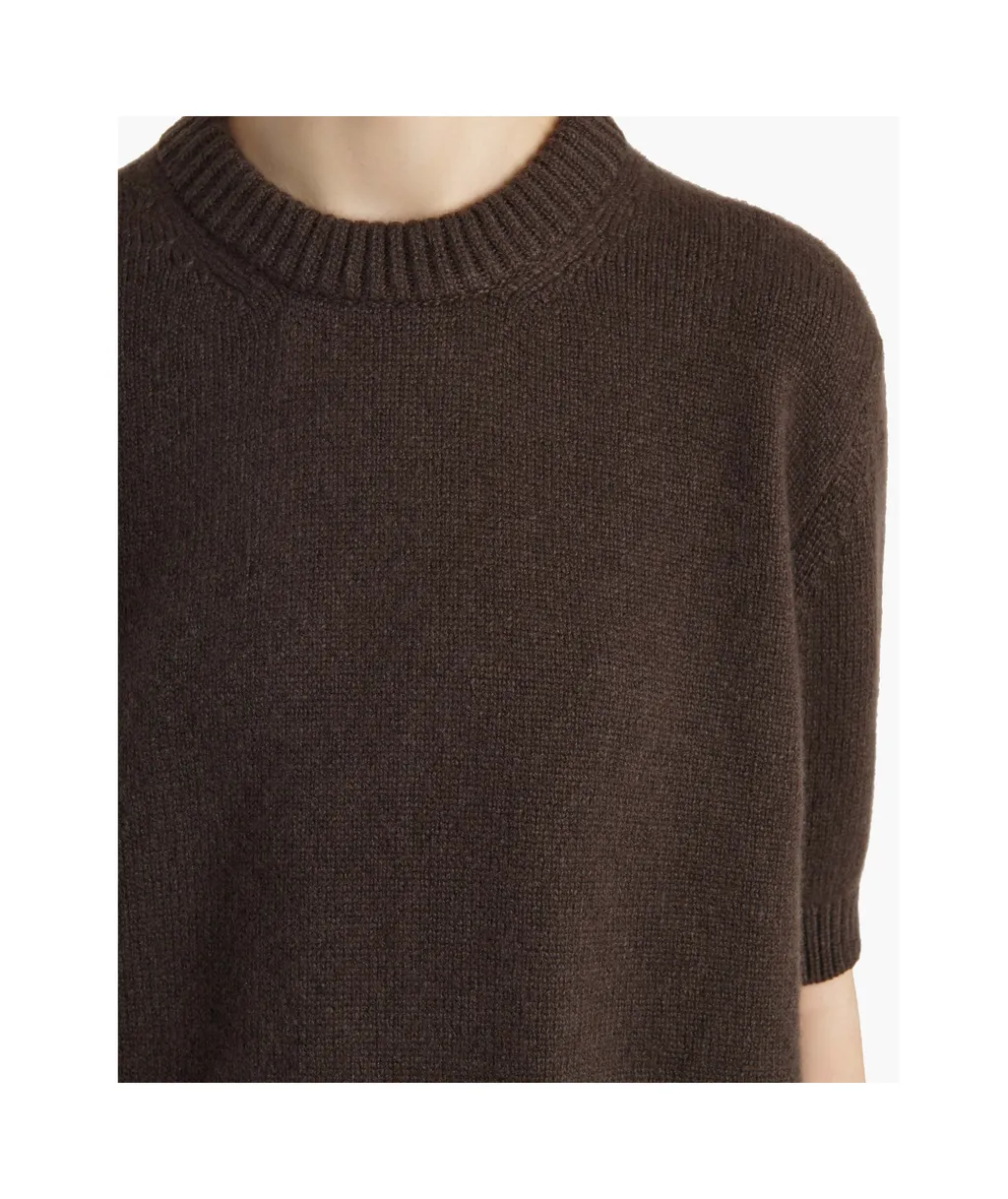Khaite Short Sleeved Crewneck Jumper