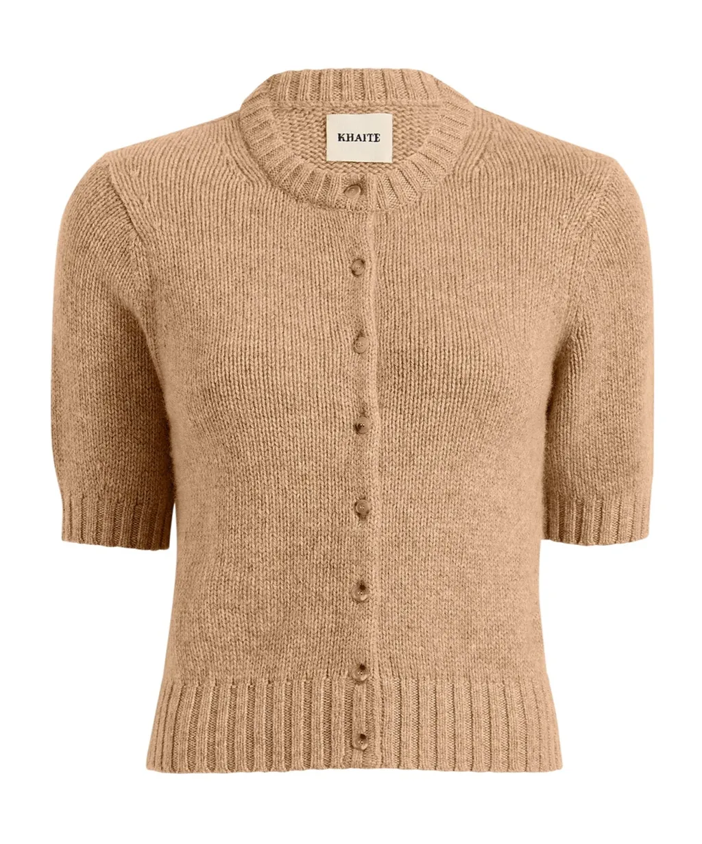 Khaite Nora Short-Sleeved Cardigan