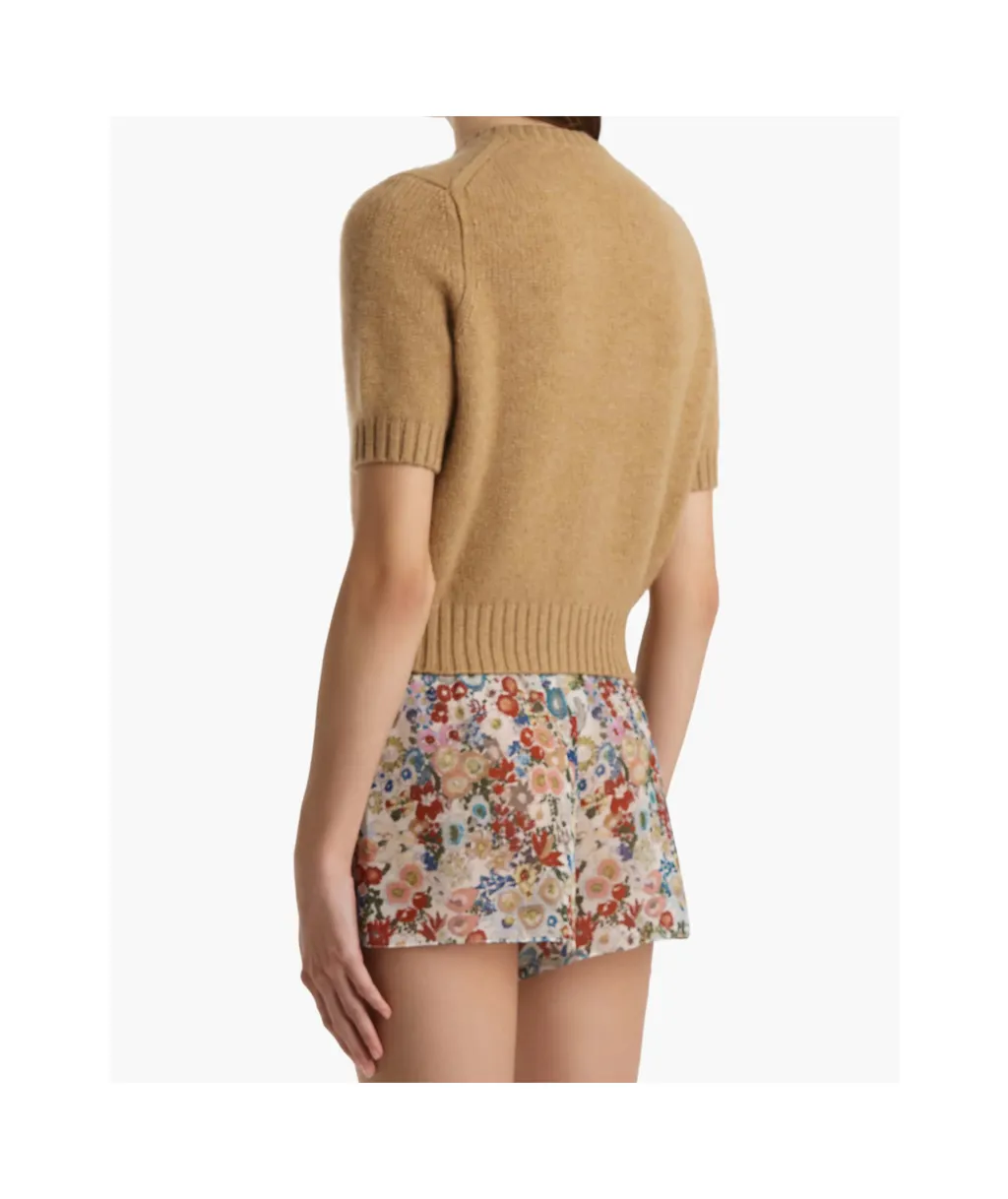 Khaite Nora Short-Sleeved Cardigan