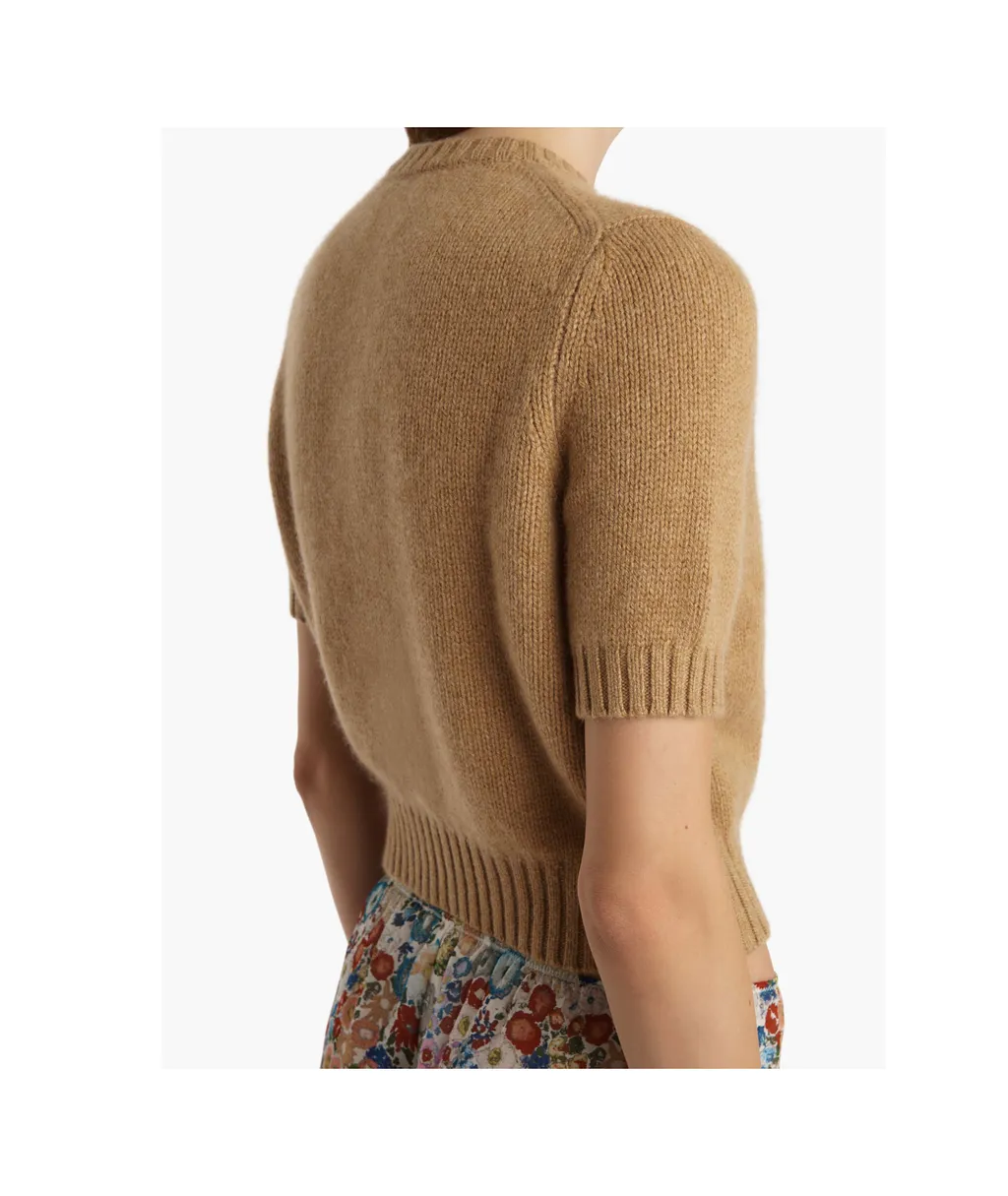 Khaite Nora Short-Sleeved Cardigan