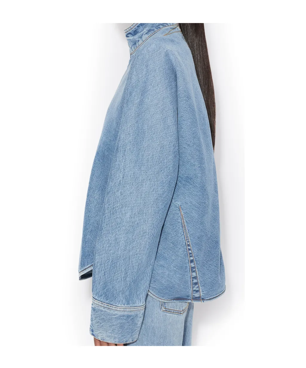 Alaa Zipped Denim Shirt