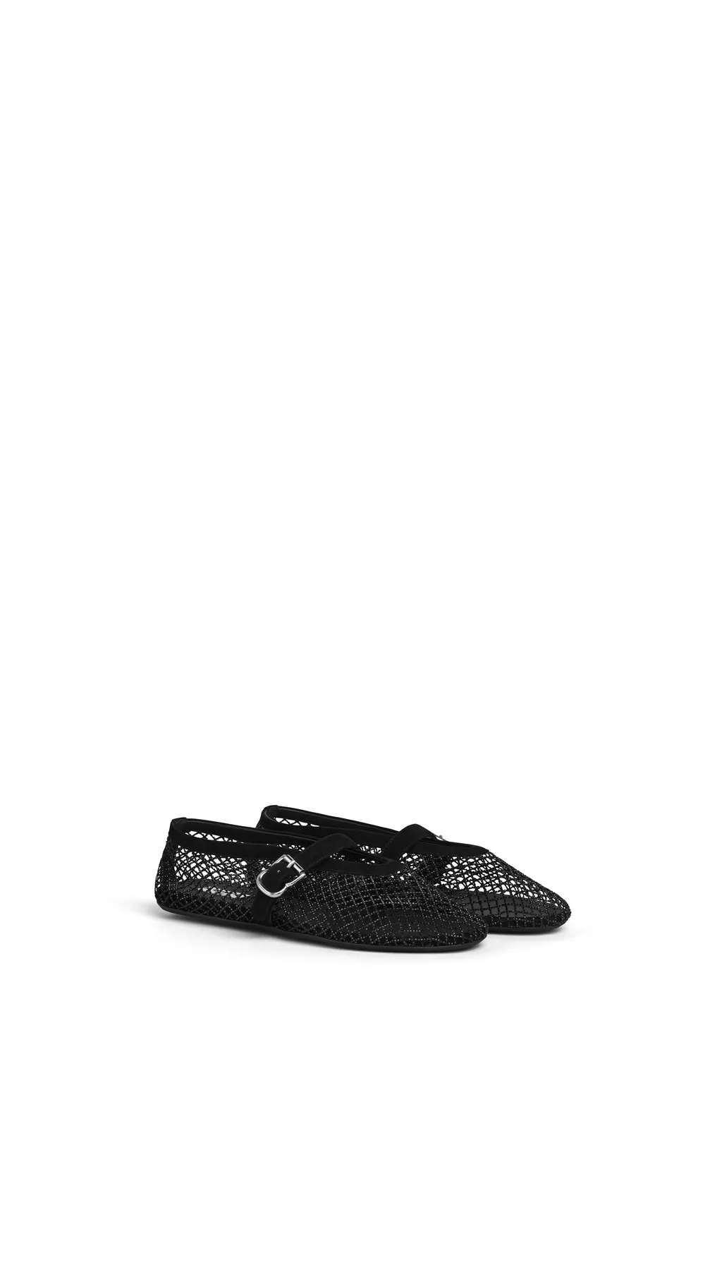 Fishnet Ballet Flats