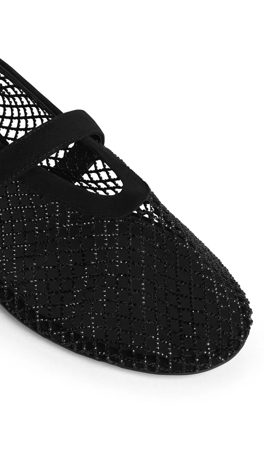 Fishnet Ballet Flats
