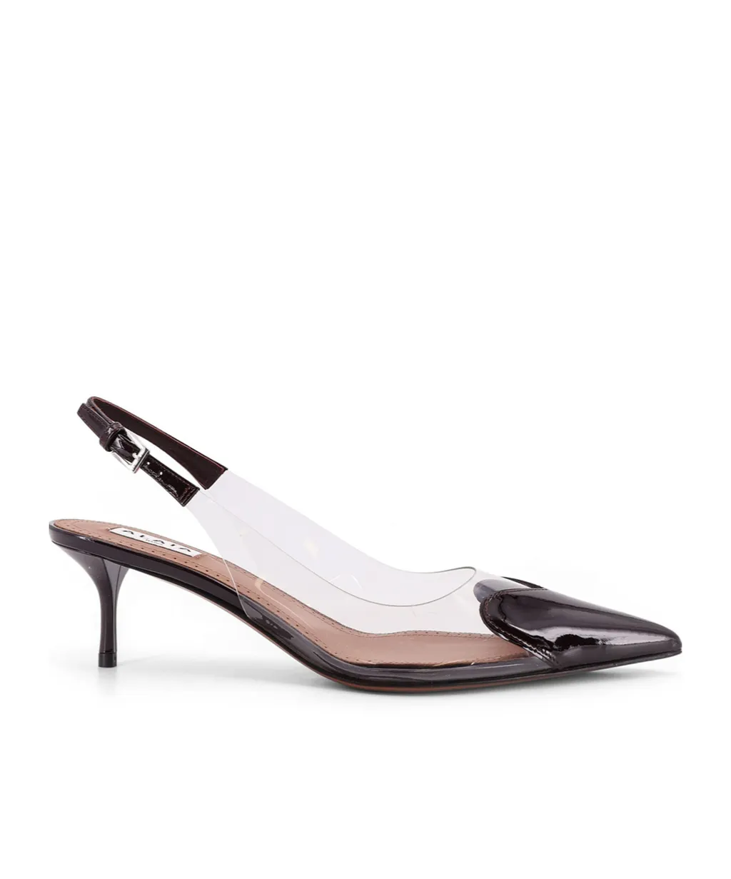 AlaÏA Le Coeur Slingback Pumps