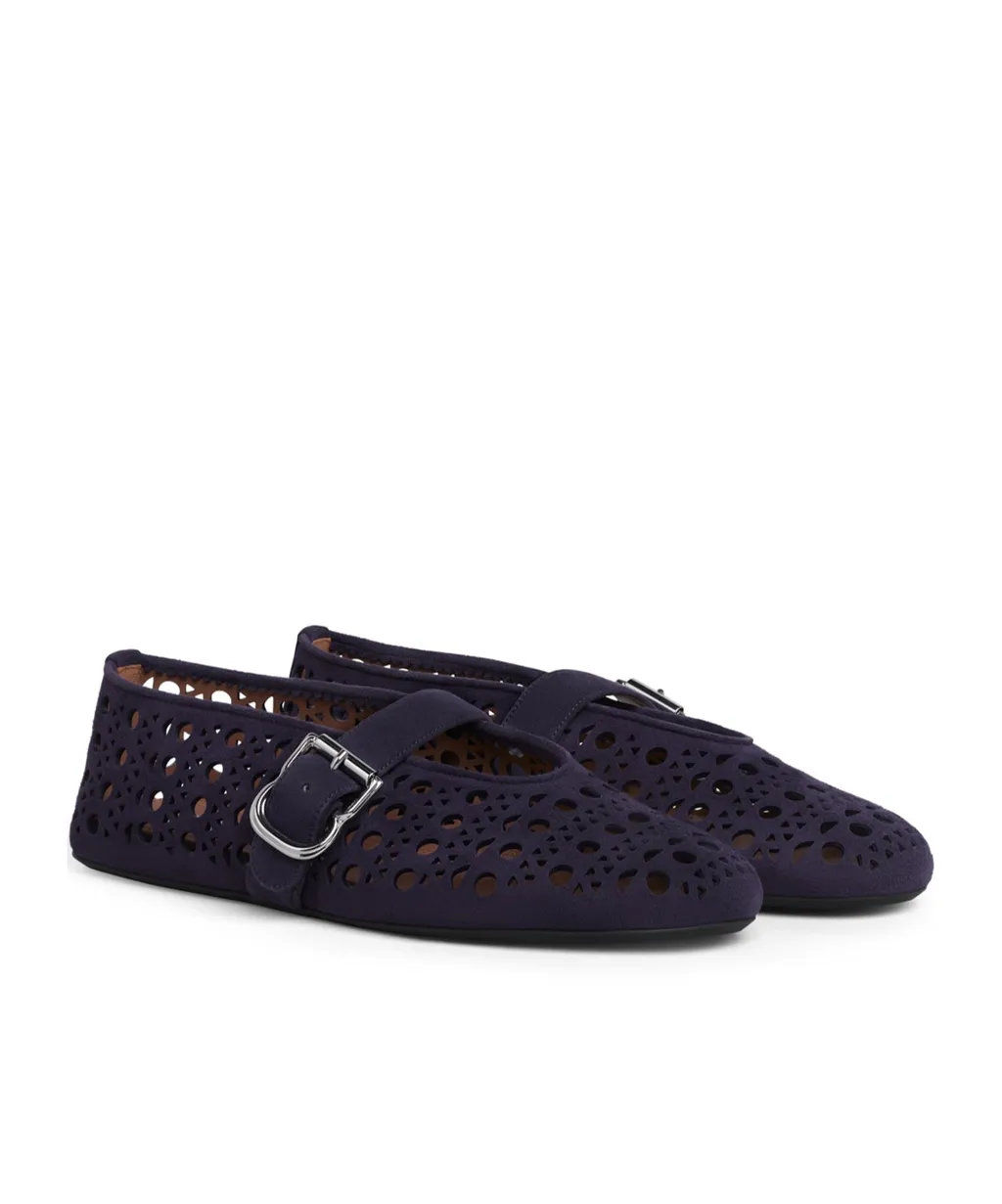 Ballet Flats Vienne In Suede