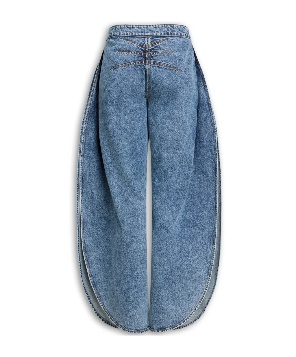 Petal Denim Pants